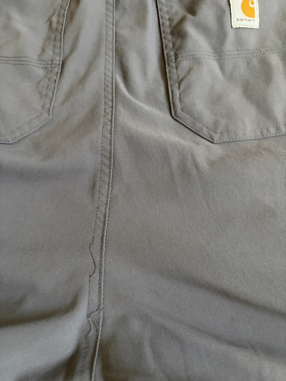 Set of Carhartt Gray Scrub Track Pants and Rainbow Scrub Top - Picture 8 of 10